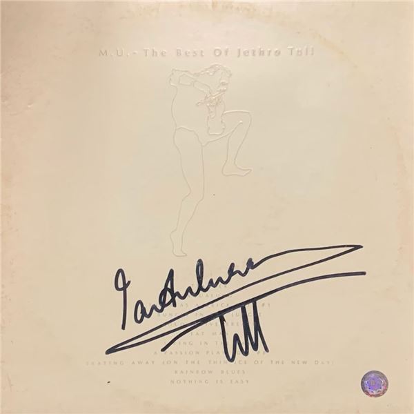 Signed Jethro Tull Best Of Album Cover