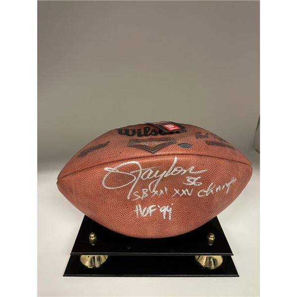 Signed Lawrence Taylor MVP Football
