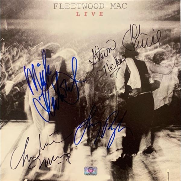 Signed Fleetwood Mac Live Album Cover