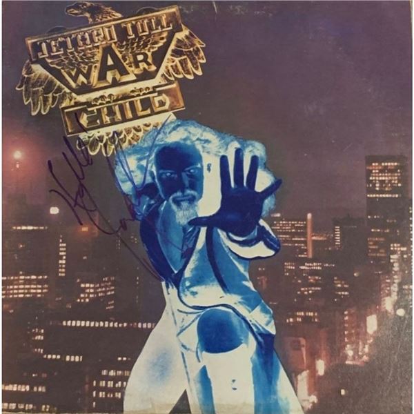 Signed by Jethro Tull War Child Album Cover
