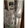Image 2 : Curio Cabinet 5'5H x 1'5D with Crystal Stemware