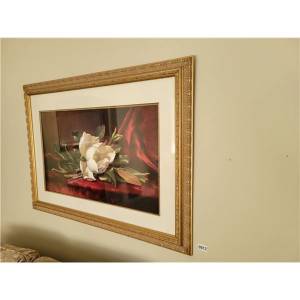 Framed Floral Print 45 x 33