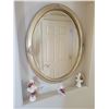 Image 1 : Large Oval Mirror 32 x 26 & Cherubs