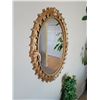 Image 4 : Large Decorative Oval Mirror & Artificial Plant