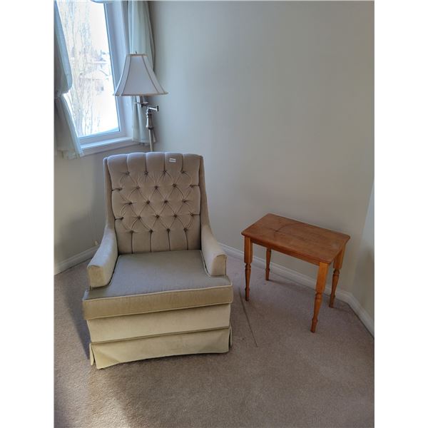 Floor Lamp - Accent Chair - Small Side Table