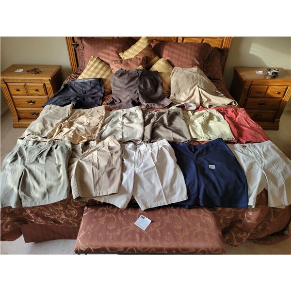 Men's Brand Name Golf Shorts (15 Pairs) Size 36