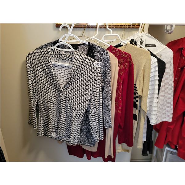 8 Women's Blouses (Size 6-8)