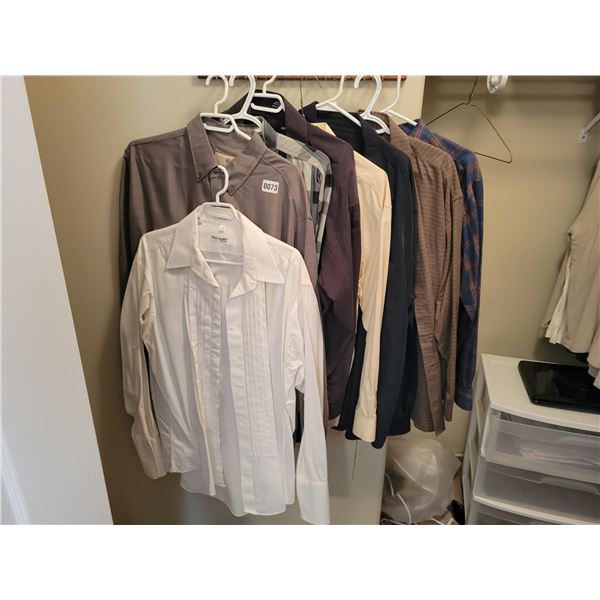 8 Men's Dress Shirts (Medium-Large)