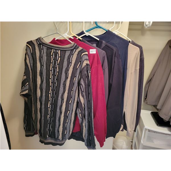7 Men's Long Sleeve Shirts (Medium-Large)