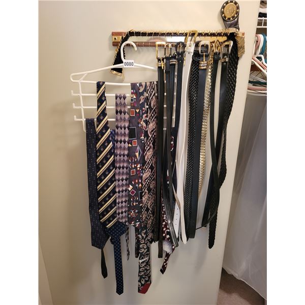 Assorted Ties & Belts