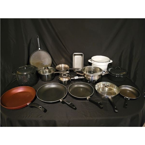 Pots & Pans (Various Sizes & Styles)