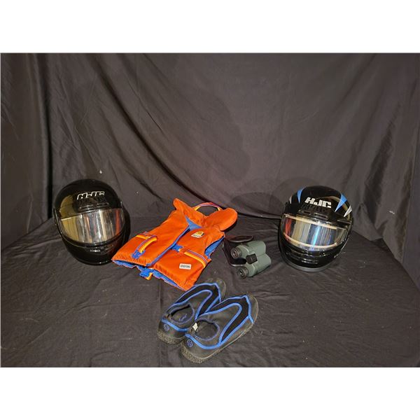 8x30 9500 Compact 432' @ 1000 Yards Tasco Binoculars - HJC Helmets - Life Jacket - Water Shoes (10)