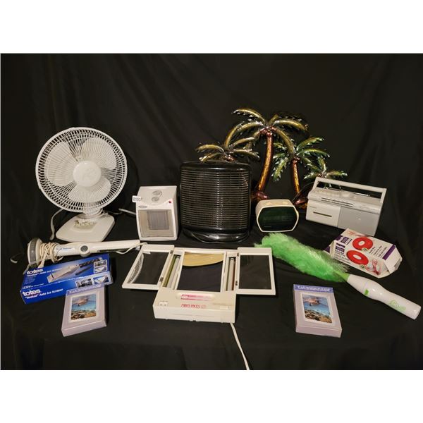 Vintage Electronics: Fans - Heater - Massager - Radio - Electric Mirror - Lightup Frames
