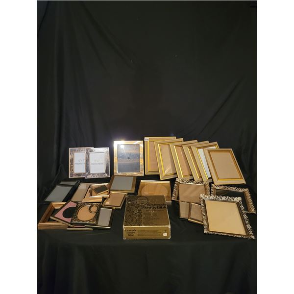 Large Collection of Assorted Picture Frames