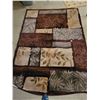 Image 1 : "Black Magic" Large Area Rug (5'2 x 7'6)