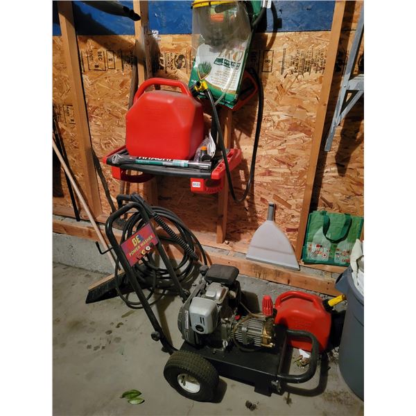 Honda GC160 5.0 Power Washer - Gas Can - Face Shield