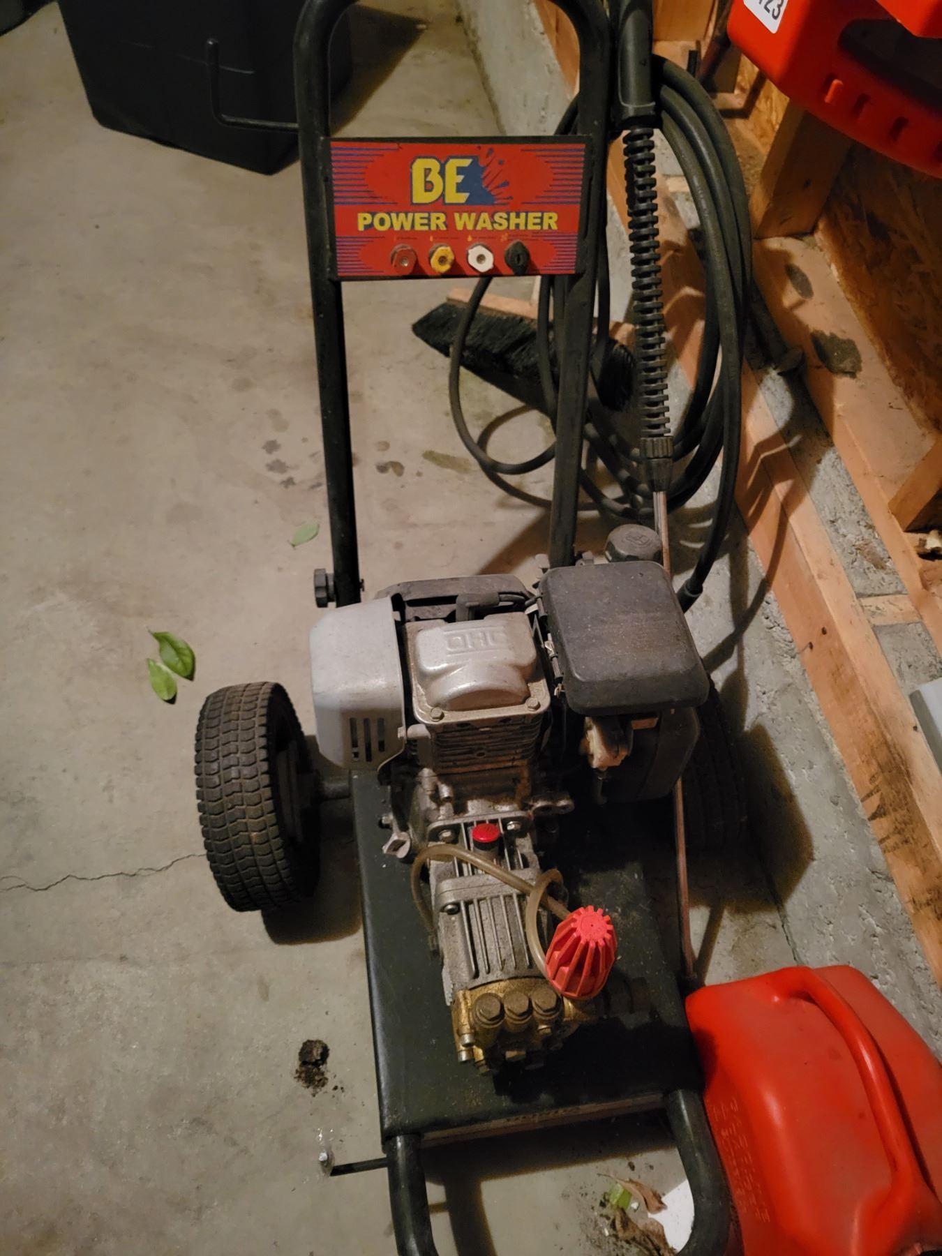 Honda GC160 5.0 Power Washer Gas Can Face Shield