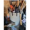 Image 4 : Rubbermaid Bin Full of Outdoor Tools