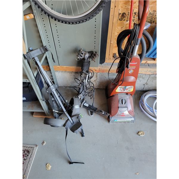 Walking Golf Club Carrier - RV Tow Bar - Bissel Power Steamer - Foldup Chairs x4