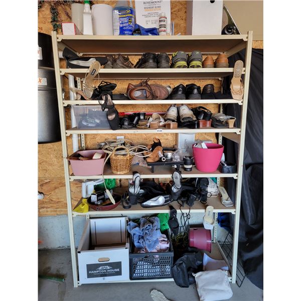 *Mystery Buy* Shelf of Random Items and Assortment of Men's (Size10) & Women's (Size7-8) Shoes
