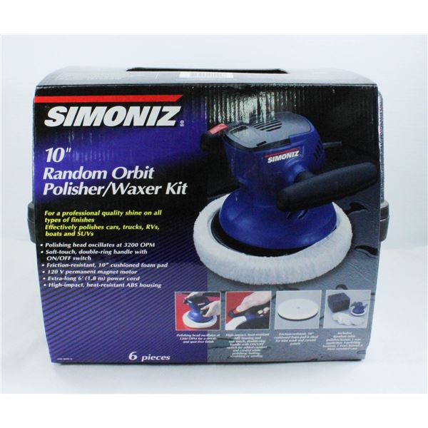 SIMONIZ 10" RANDOM ORBIT POLISHER / WAXER KIT