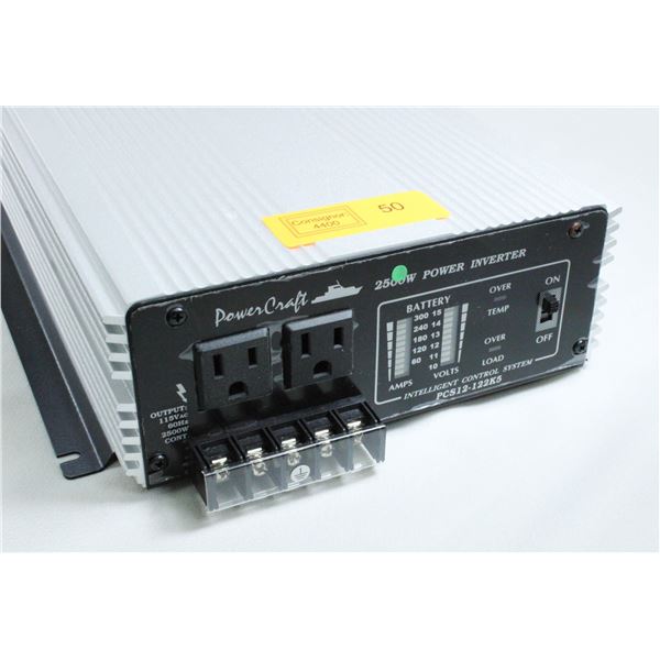 POWER CRAFT 2500 WATT POWER INVERTER