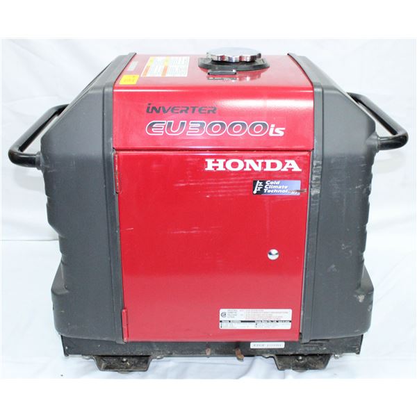 HONDA EU3000iS 3000 WATT 120V INVERTER GENERATOR WITH CO-MINDER -  ELECTRIC START