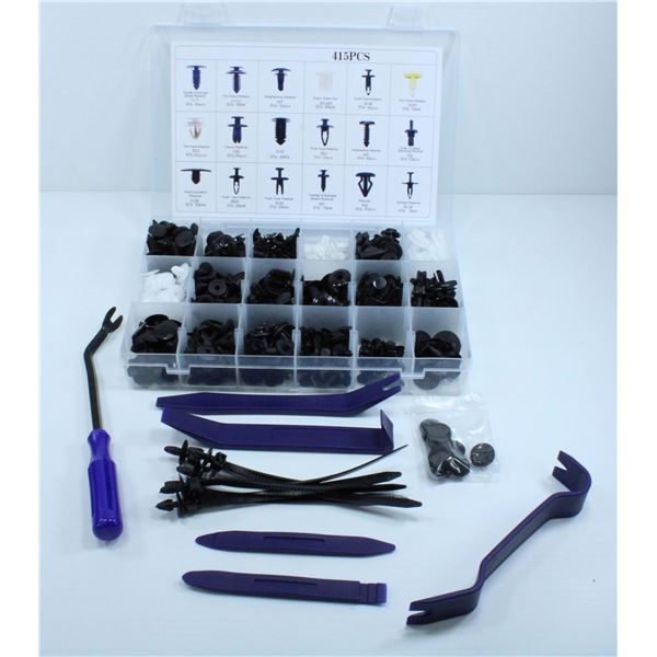 MANELORD AUTOBODY FASTENER RIVET CLIP KIT - 447 PCS