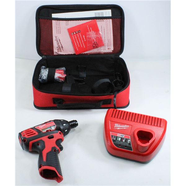 NEW MILWAUKEE M12 CORDLESS SCREWDRIVER MODEL 2401-20
