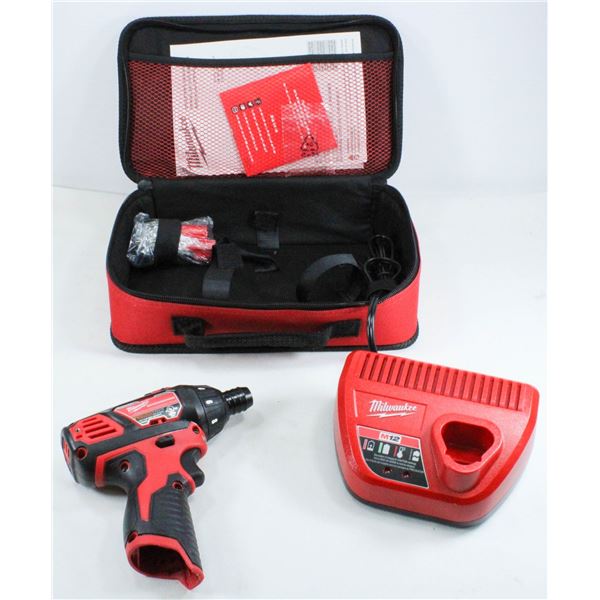 NEW MILWAUKEE M12 CORDLESS SCREWDRIVER MODEL 2401-20