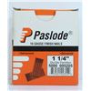 Image 1 : BOX OF PASLODE 16 GAUGE FINISHING NAILS 1-1/4" CONTAINS 5000 NAILS