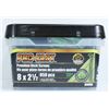Image 1 : BIN OF PRO-FAST PREMIUM GREEN TREATED DECK SCREWS, 8 X 2-1/2", 850 PCS