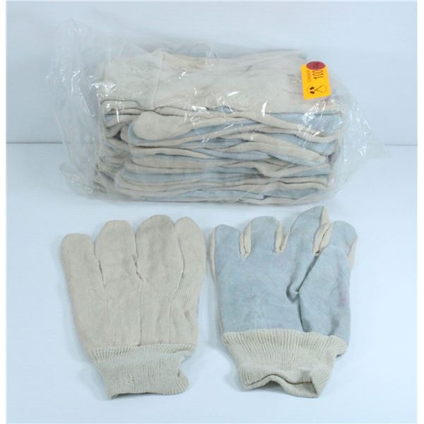 PACK OF 12 CLOTH WORK GLOVES