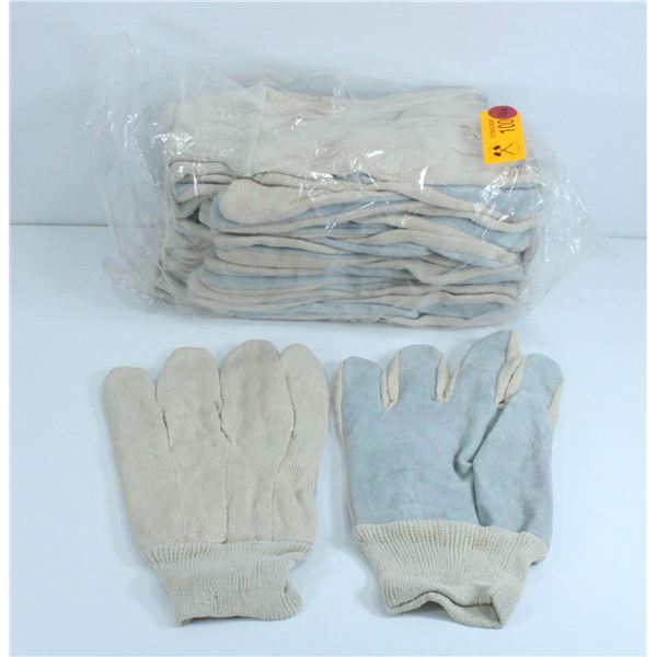 PACK OF 12 CLOTH WORK GLOVES