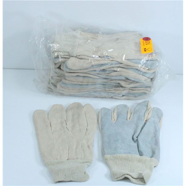 PACK OF 12 CLOTH WORK GLOVES