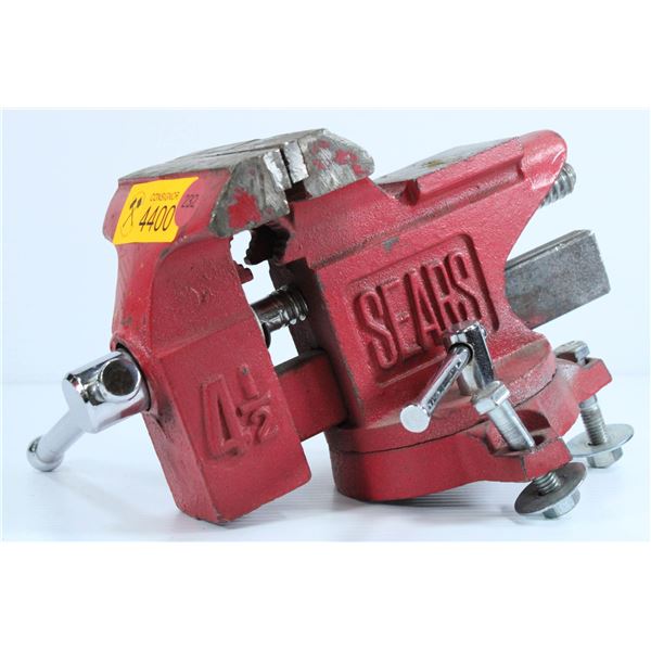 4-1/2" SEARS TABLE TOP VICE