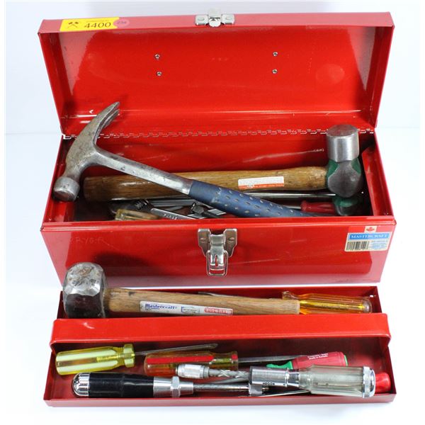 MASTERCRAFT TOOL BOX FULL OF MISC. TOOLS