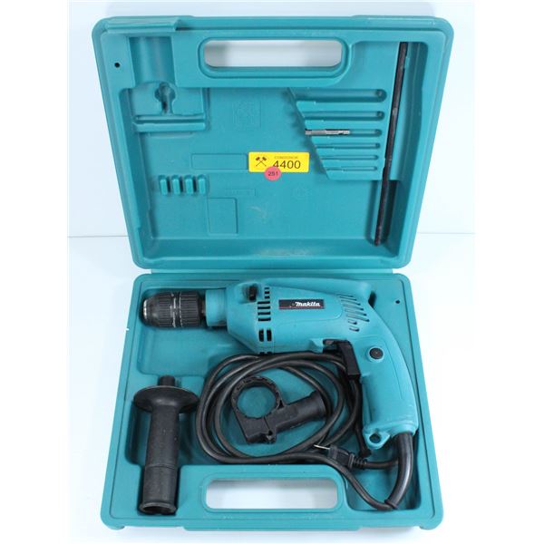 MAKITA CORDED DRILL IN CASE - 12O VOLT