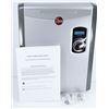 Image 1 : NEW RHEEM ELECTRIC TANKLESS WATER HEATER MODEL RETEX-18 FC, 18 KW, 75 AMP, 240V