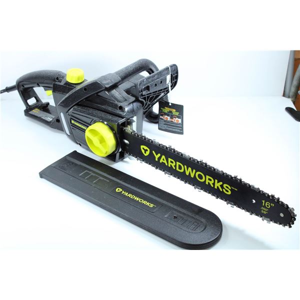 YARDWORKS ELECTRIC CHAINSAW - 16" BAR