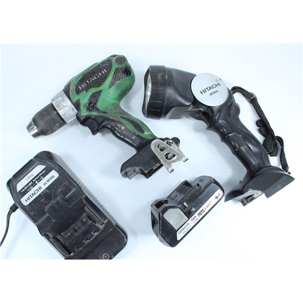 HITATCHI 18V LITHIUM ION CORDLESS DRILL - TWO SPEED