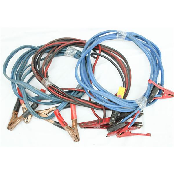 FLAT OF 3 SET OF BOOSTER CABLES