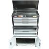 Image 1 : STANLEY TWO PIECE ROLLING TOOL BOX WITH SIX DRAWERS & STORAGE CUPBOARD.