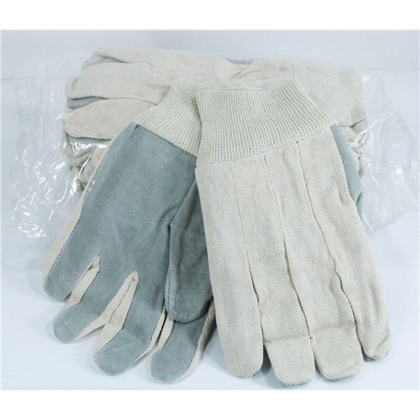 PACK OF 12 CLOTH WORK GLOVES