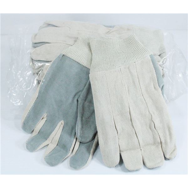 PACK OF 12 CLOTH WORK GLOVES