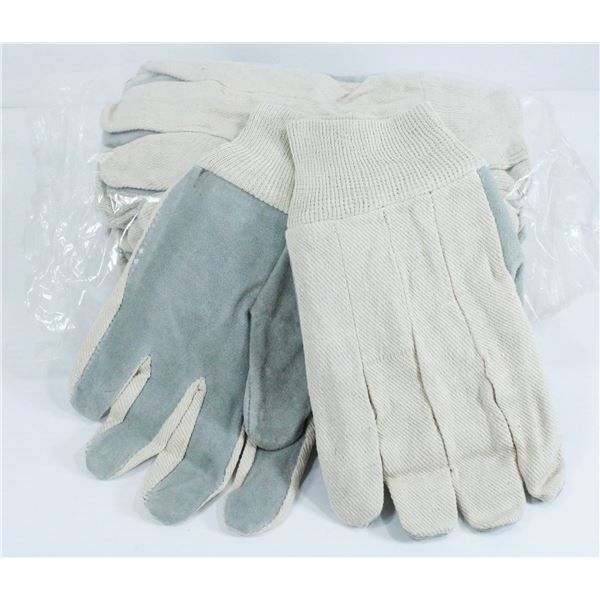 PACK OF 12 CLOTH WORK GLOVES