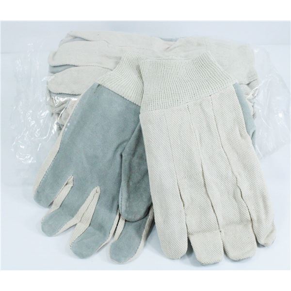 PACK OF 12 CLOTH WORK GLOVES