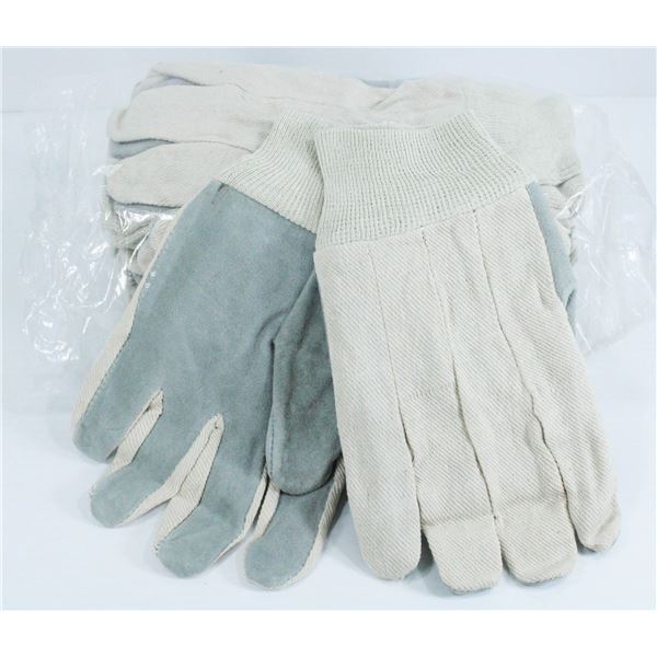 PACK OF 12 CLOTH WORK GLOVES