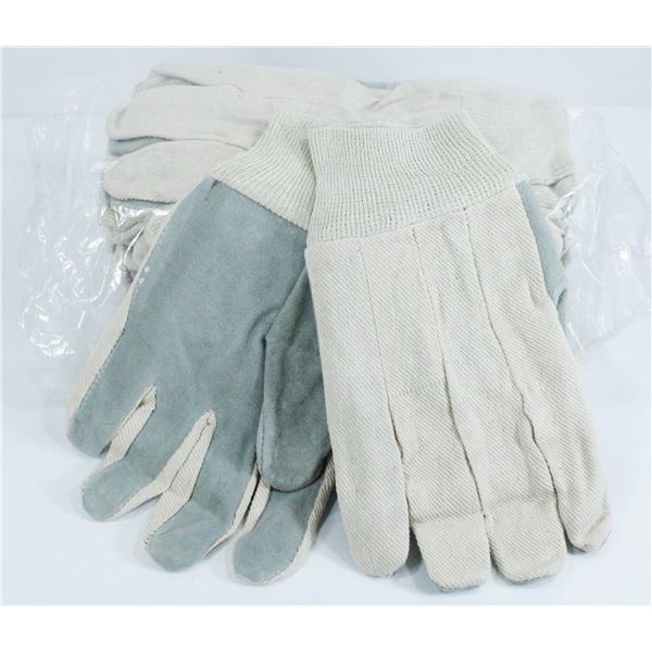 PACK OF 12 CLOTH WORK GLOVES