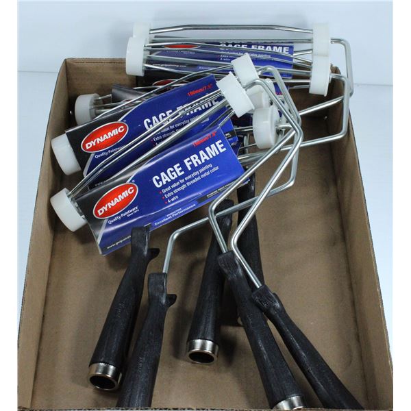 LOT OF 6 NEW DYNAMIC CAGE FRAME PAINT ROLLERS